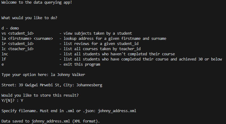 Education Database Query Tool (SQLite & Python)